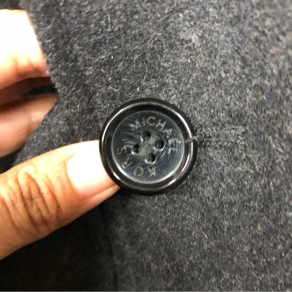Michael Michael Kors Wool Blend Coat Quilted Lining Men's Size Medium - Picture 4 of 14